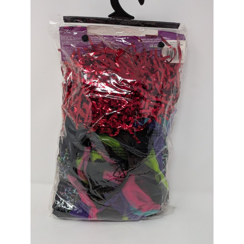 Fun World Wild Rainbow Cat Costume Girls Medium 8-10 Y2K Rave Kitty Halloween - Picture 3 of 3